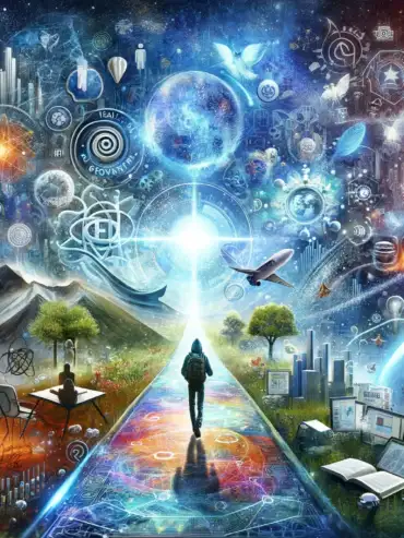 Here is an image that visually captures the essence of embarking on an unforgettable SEO odyssey with "Data Dailey." The collage, created without any textual elements, illustrates a journey through a dynamic and futuristic digital landscape, symbolizing discovery, innovation, and growth in the SEO universe.