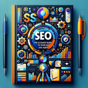 Here's the new cover design for "The Ultimate Guide to Your SEO Site Audit" by "Data Dailey". This version is tailored to be visually appealing to professionals and business owners, emphasizing a forward-thinking approach to SEO site audits and digital marketing strategies.